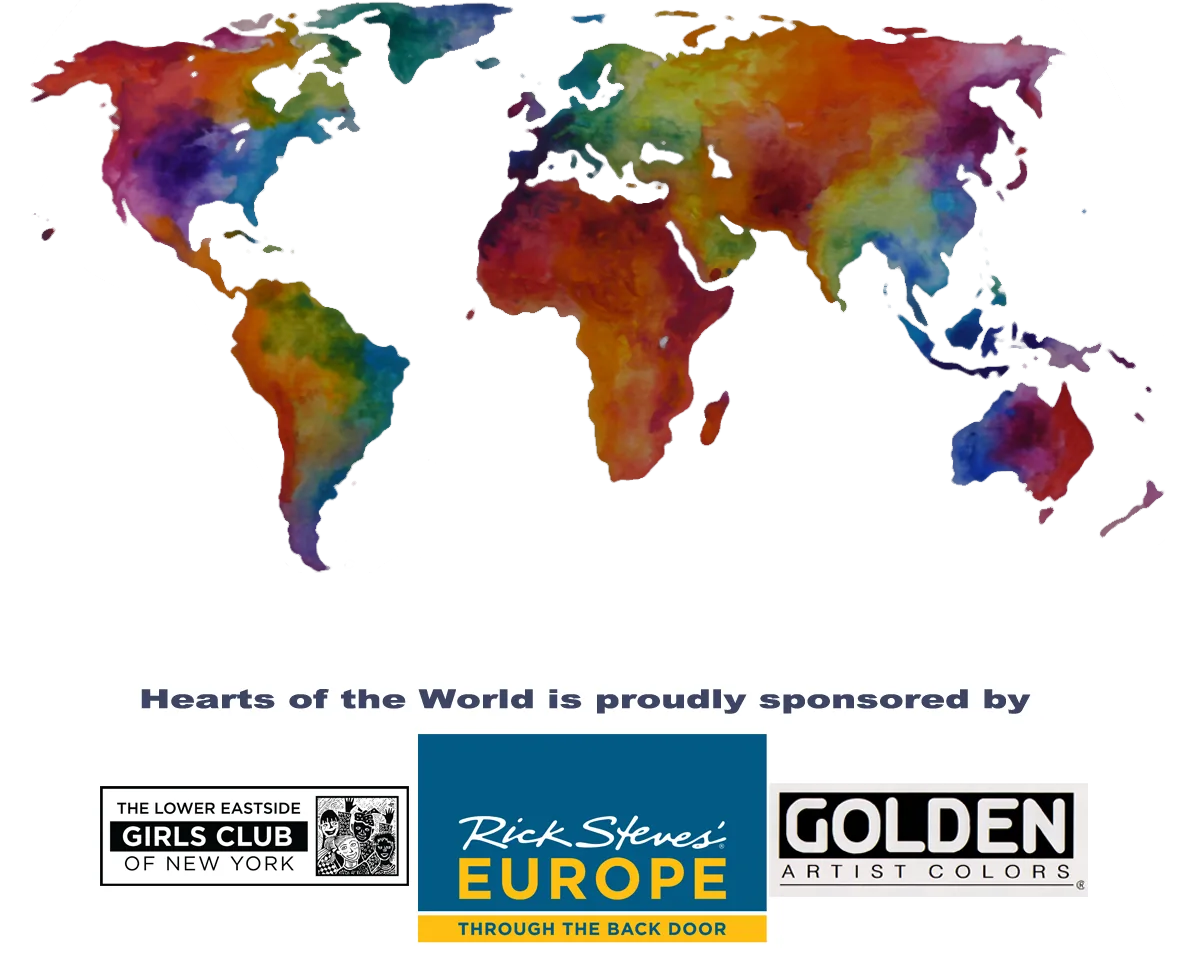 Hearts of the World - Global Workshops Map
